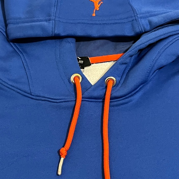 Jordan Melo Performance Pullover Hoodie Game Royal White Mens Size 2XL - Picture 3 of 5